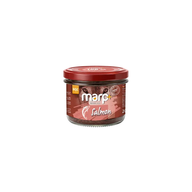 Marp Holistic Plus - 100% losos ve sklenici Pes 200g