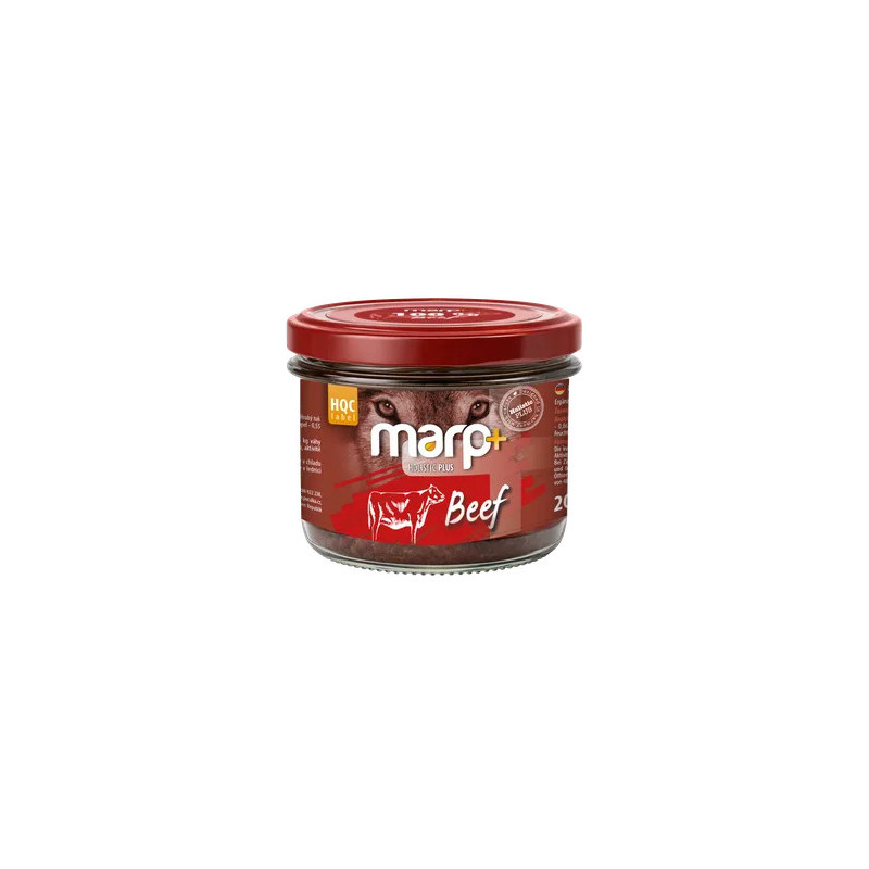 Marp Holistic Plus - 100% hovězí ve sklenici Pes 200g