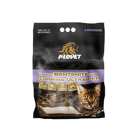 Podestýlka Plovet Premium Wh.Bentonite Lavender 10l