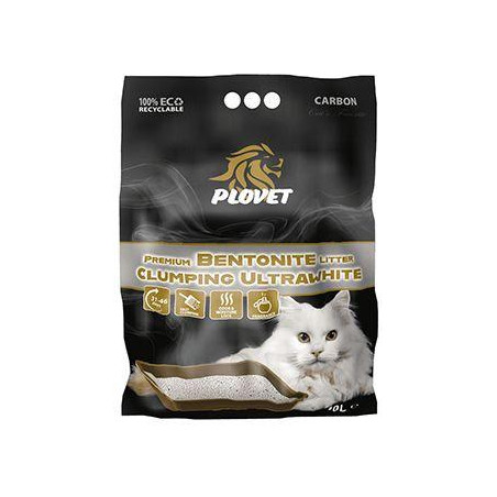 Podestýlka Plovet Premium Wh.Bentonite ActiveCarbon10l