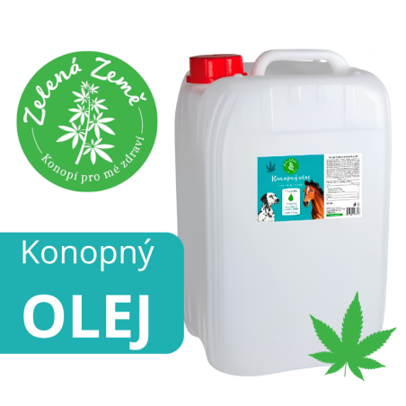 Konopný olej pro zvířata 20L