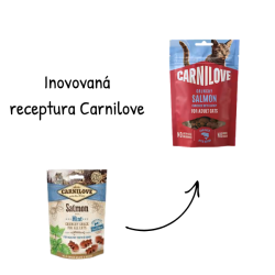 Carnilove Cat CRUNCHY Snack Salmon+Catnip 50g