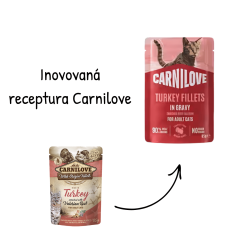 Carnilove Cat Pouch Gravy Turkey+Valerian 85g