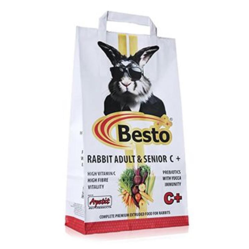 Apetit krmivo Besto Rabbit Adult&Senior C+ 2,27kg