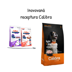 Calibra Dog EXPERT+ Adult Small Light&Steril Chick400g