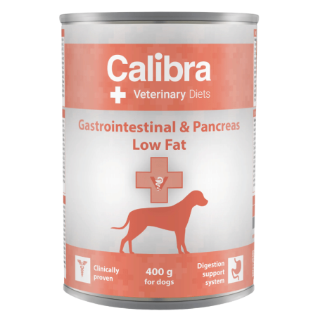 Calibra VD Dog  konz. Gastrointestinal Low Fat 400g