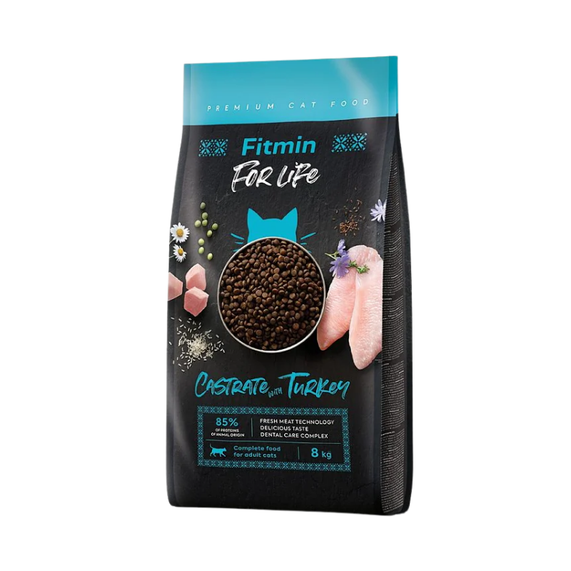 Fitmin Cat For Life Castrate Turkey 8kg