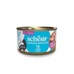 Schesir Cat konz.Compl.Nutrition Tuňák vývar 85g