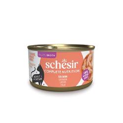 Schesir Cat konz.Compl.Nutrition Losos vývar 85g