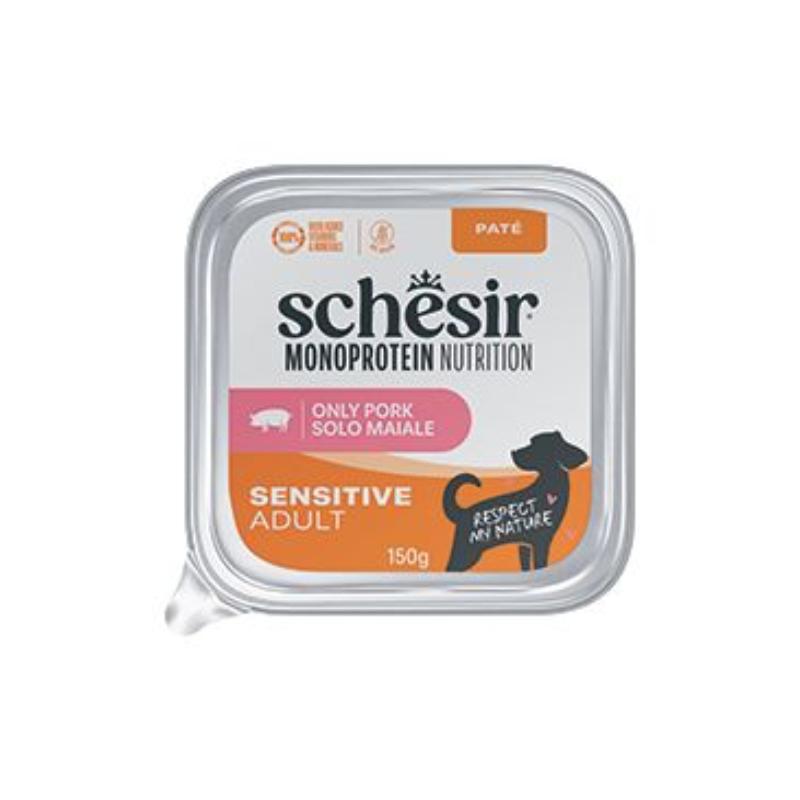 Schesir Dog vanička Monoprotein Šunka paté 150g