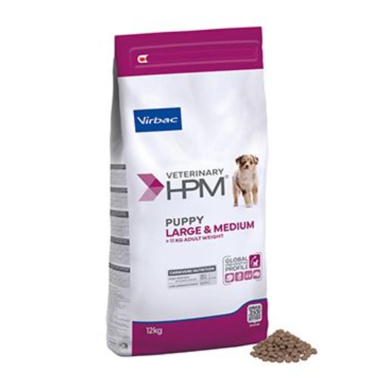 VET HPM Puppy Large & Medium Dog, 12 kg