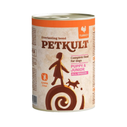 Petkult dog konz. Junior Krůtí 400g