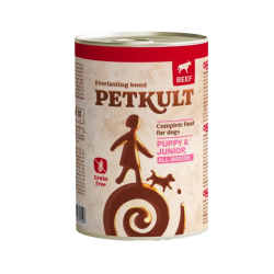 Petkult dog konz. Junior Hovězí 400g