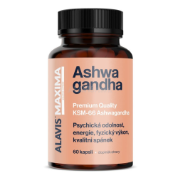 ALAVIS MAXIMA Ashwagandha ULTRA KSM-66, 60 kapslí