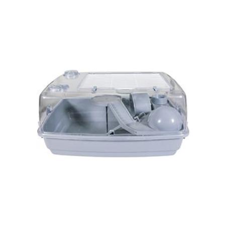 Klec křeček PRIMO VISION 55cm šedá/bílá Zolux