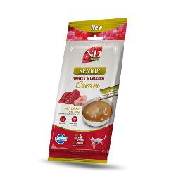 N&D QUINOA Cat Cream pamlsek Senior Chicken&Tuna 60g