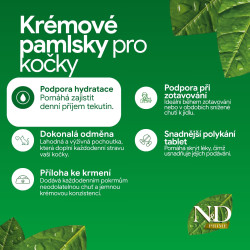 N&D PRIME Cat Cream pamlsek Chicken & Tuna Adult 60g