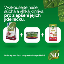 N&D PRIME Cat Cream pamlsek Chicken & Tuna Kitten 60g