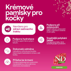 N&D QUINOA Cat Cream pamlsek Digestion Chick&Tuna 60g