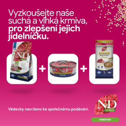 N&D QUINOA Cat Cream pamlsek Digestion Chick&Tuna 60g