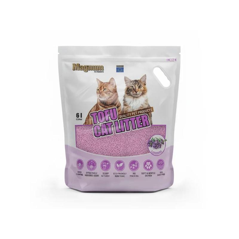 Magnum TOFU Cat Cat Litter LEVANDER 6l - 2,5kg