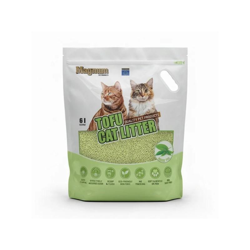 Magnum TOFU Cat Cat Litter GREEN TEA 6l - 2,5kg