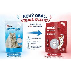 Akinu HAPPY CAT Sandy Silika gel stelivo 3,6l