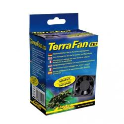 Ventilátory Lucky Reptile Terra Fan Set A/C adaptér +