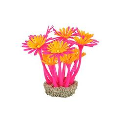 Akvarijní dekorace FLOWERS 3 růžová/oranžová Zolux