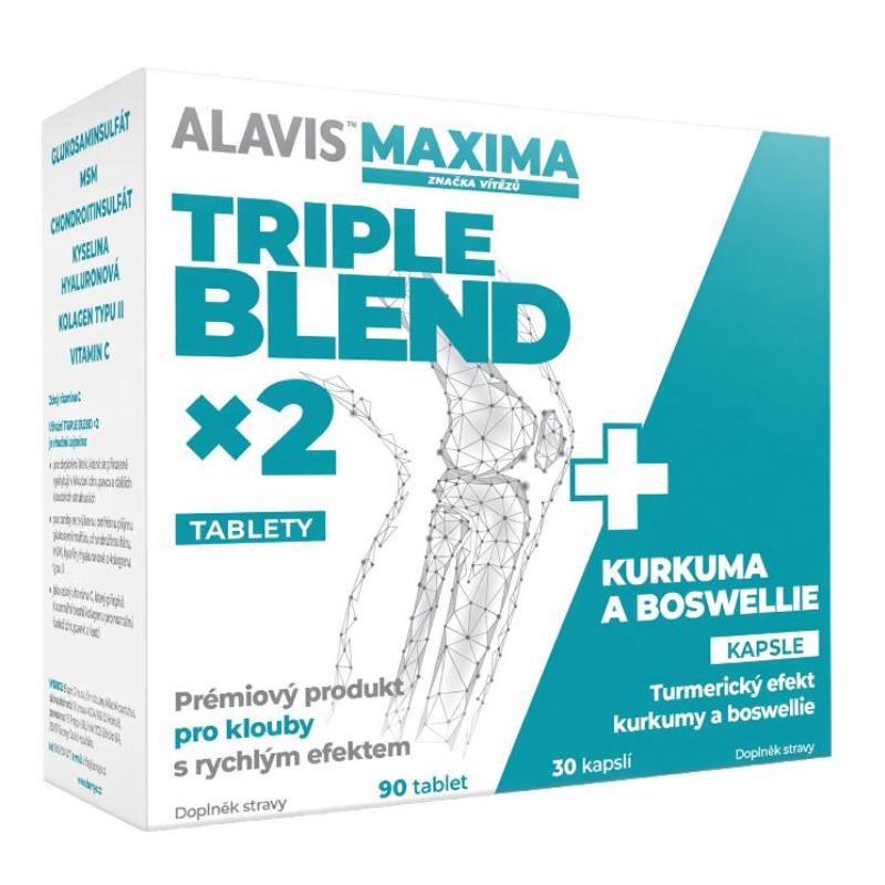 ALAVIS MAXIMA TRIPLE BLEND x2 90 tablet 30 kapslí