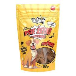 Tuf Tuf Dog Želé kostky s hovězím masem 80g