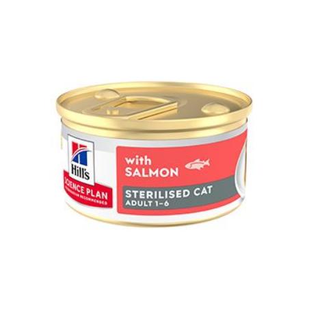 Hill's Fel. SP Adult Steril. pěna Salmon Konz. 85g