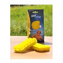 PET and ME kartáč pro psy, krátká srst, žlutý