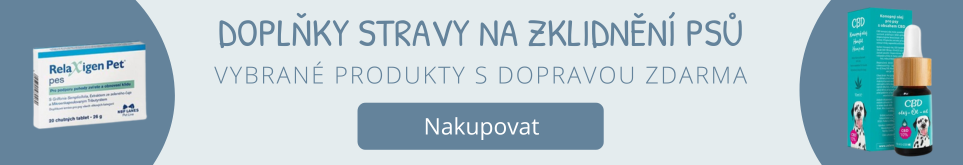Doplňky stravy na zklidnění psů