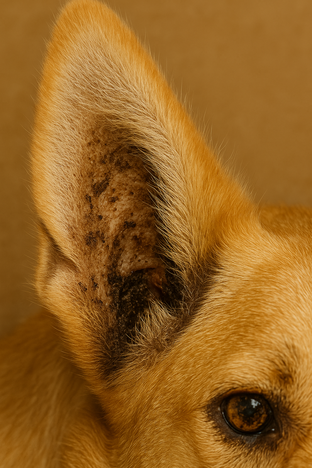 Jak vyčistit psovi uši