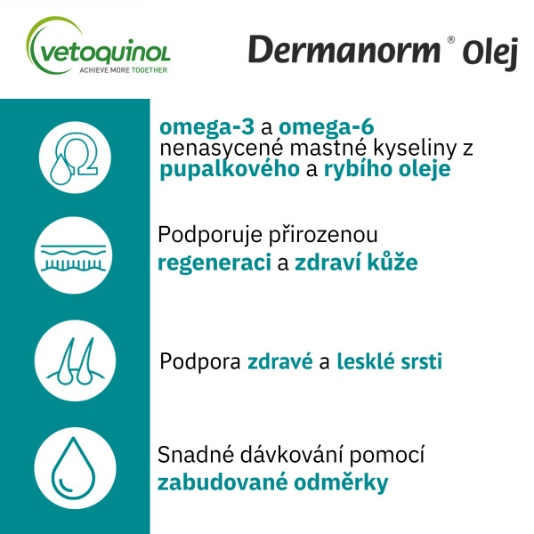 Dermanorm olej na srst