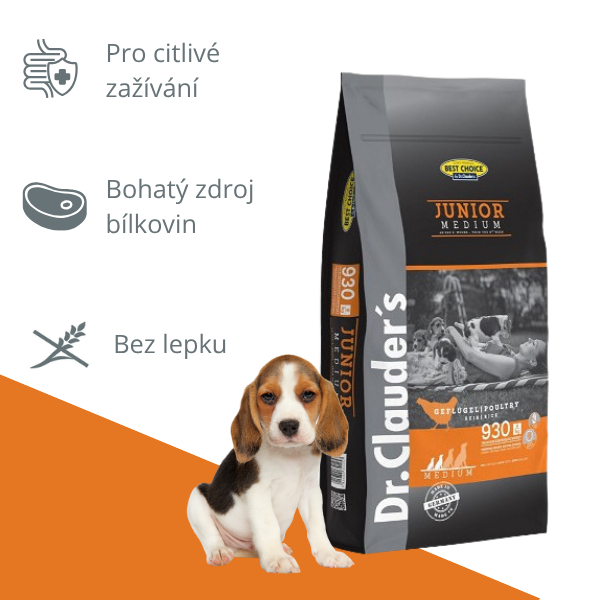 Granule pro &scaron;těňata mal&yacute;ch a středn&iacute;ch plemen Best Choice