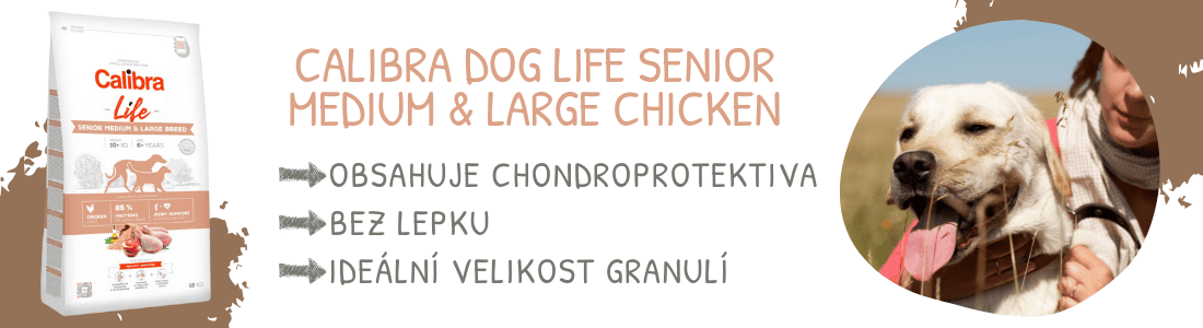 Calibra Dog Life Senior Medium&Large Chicken