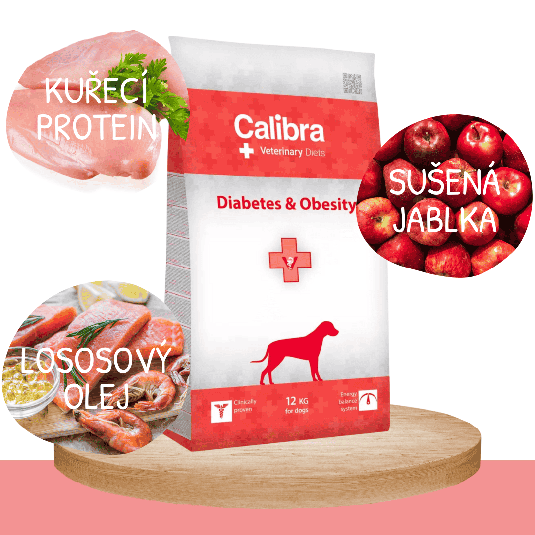 Calibra VD Dog Diabetes&Obesity 12kg obsah