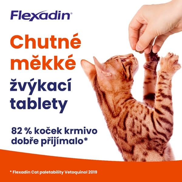 Flexadin cat chutné měkké žvýkací tablety