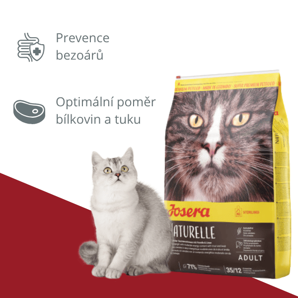 Josera granule pro kastrovan&eacute; kočky