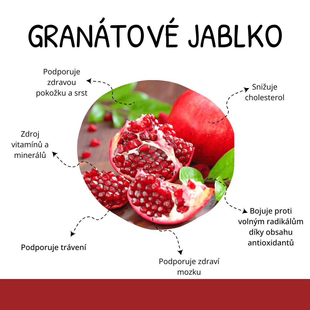 Výhody granátového jablka