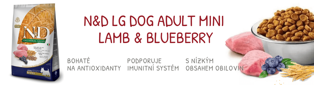 N&D LG DOG Adult Mini Lamb & Blueberry 7kg