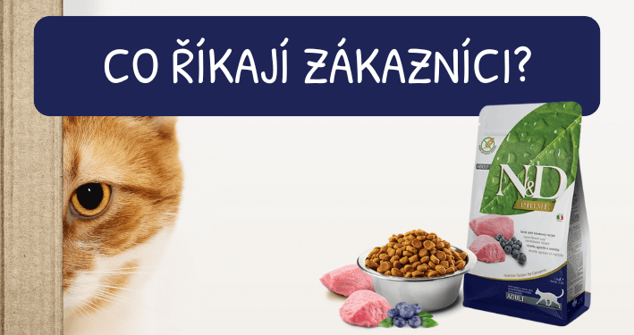 N&D PRIME CAT Adult Lamb & Blueberry recenze