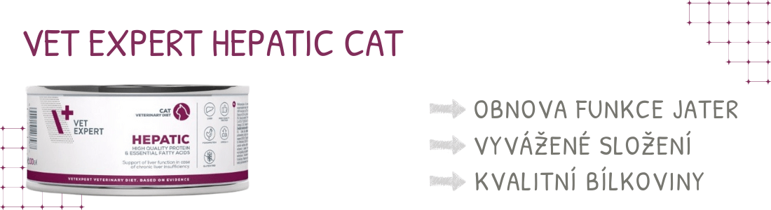 VetExpert VD 4T Hepatic Cat konzerva 100g