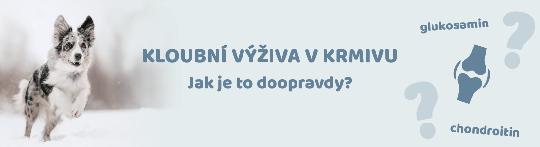 Kloubní výživa v granulích pro psy